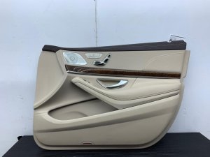 2014-2017 Mercedes-Benz S320 Beige Door Interior Trim Panel - Front, Right (Passenger) (Used OEM)