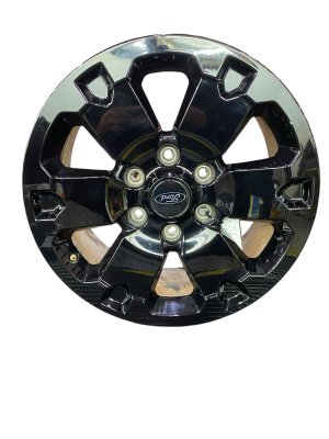 2019-2023 Ford Ranger Silver 18x8 6-Spoke Painted Black Alloy Wheel (Used OEM)