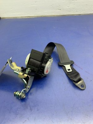 2022-2024 Toyota GR86 Black Seat Belt Assembly - Rear, Right (Passenger) (Used OEM)