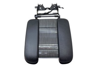 2022-2025 Jeep Wagoneer Black Center Console Storage Bin with Sliding Lid and USB Port - Front (Used OEM)