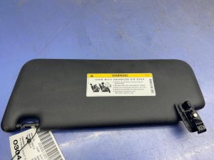 2014-2020 Mercedes-Benz S600 Black Illuminated Suede Sun Visor - Front, Right (Passenger) (Used OEM)