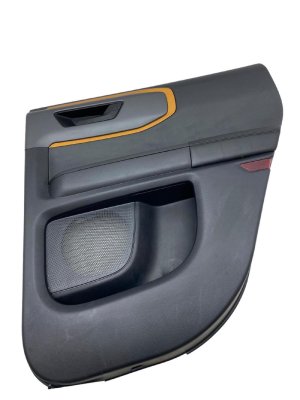 2021-2024 Ford Bronco Sport Orange Door Interior Trim Panel - Rear, Right (Passenger) (Used OEM)