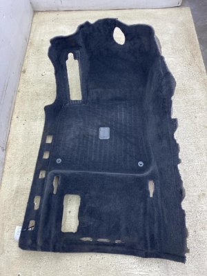 2019-2024 Porsche Cayenne Black Floor Liner Carpet Assembly - Front (Used OEM)