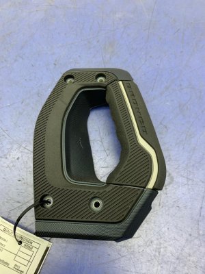 2021-2026 Ford Bronco Blue Dashboard End Cap Interior Grab Assist Bar - Left (Driver) (Used OEM)