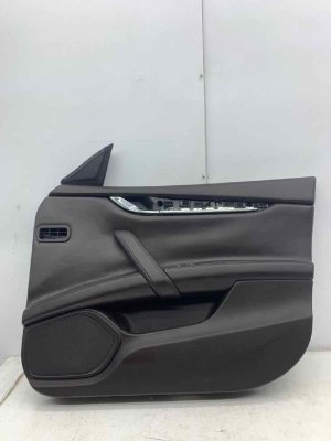 2014-2017 Maserati Quattroporte Brown Door Interior Trim Panel - Front, Right (Passenger) (Used OEM)