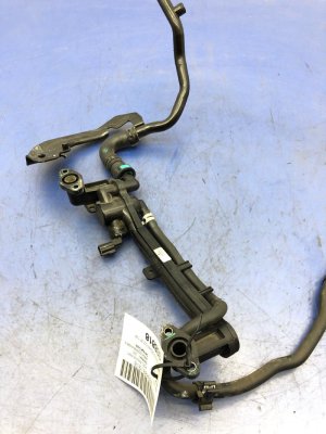 2009-2017 Jaguar XF Engine Coolant Outlet Tube with Hoses (Used OEM)