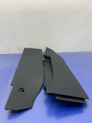 2021-2023 Hyundai Elantra Black Forward Pocket Console Trim Cover Panel Set (Used OEM)