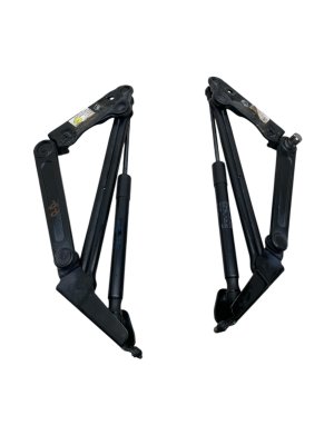 2007-2018 Bentley Continental Trunk Deck Lid Hinge and Power Lift Support Cylinder Set - Rear, Left (Driver) (Used OEM)