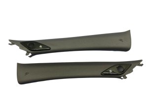 2019-2022 Toyota Avalon Gray Windshield A-Pillar Trim Cover Panels with JBL Speakers (Used OEM)