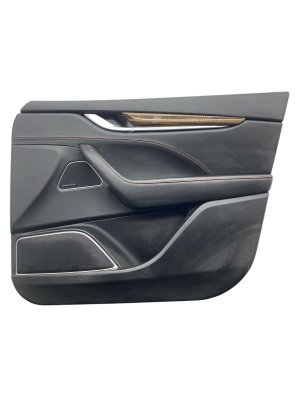 2017-2024 Maserati Levante Black Door Interior Trim Panel - Front, Right (Passenger) (Used OEM)