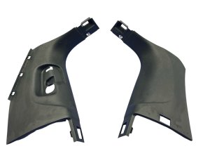 2017-2024 Audi Q7 Black Door Kick Panel Set - Front (Used OEM)
