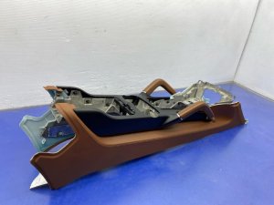 2011-2018 Porsche Cayenne Brown Center Console Switch Panel Assembly - Front (Used OEM)
