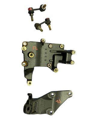 2024-2025 Mazda CX-90 Engine Alternator and Power Steering Pump Mount Bracket Set - Front (Used OEM)