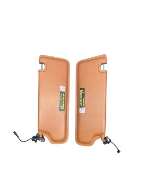 2006-2012 Bentley Flying Spur Tan Sun Visor Set - Front, Right (Passenger) (Used OEM)