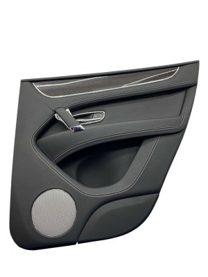2016-2020 Bentley Bentayga Beluga (Black) Door Interior Trim Panel - Rear, Right (Passenger) (Used OEM)
