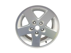 2019-2022 Jeep Wrangler Silver 17x7.5 5 U-Spoke Aluminum Wheel (Used OEM)