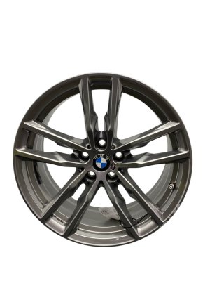 2021 BMW X3 Gray 19x7.5 5 Double Spoke Alloy Wheel (Used OEM)