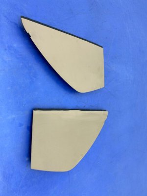 2019-2023 Porsche Cayenne Beige Dashboard End Cap Set - Front (Used OEM)
