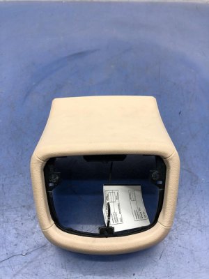 2014-2017 Maserati Ghibli Tan Front Center Console Cover Trim Panel - Rear (Used OEM)