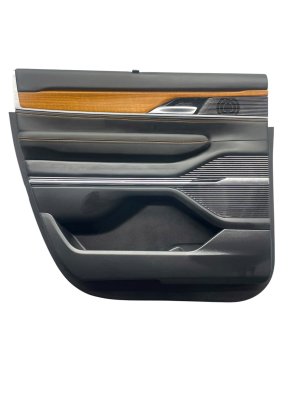2022-2024 Jeep Wagoneer Black Door Interior Trim Panel - Rear, Left (Driver) (Used OEM)