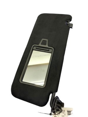2020-2025 Hyundai Palisade Black Illuminated Suede Sun Visor with Mirror - Front, Right (Passenger) (Used OEM)