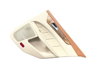 2014-2018 Mercedes-Benz CLS550 Brown Door Interior Trim Panel with Premium Sound - Rear, Right (Passenger) (Used OEM)