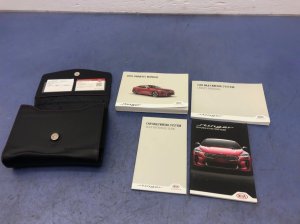 2018-2023 Kia Stinger Owners Manual with Leather Booklet Set (Used OEM)