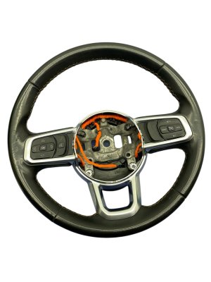 2018-2024 Jeep Wrangler Black Leather Steering Wheel with Controls (Used OEM)