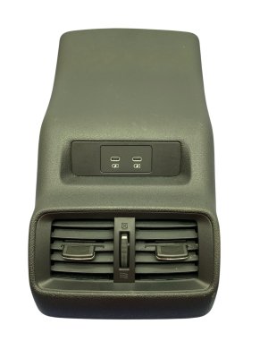 2025 Nissan Murano Center Console Trim Panel with AC Vent and Charging Port - Rear (Used OEM)