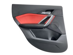 2023-2025 BMW X1 Black Door Interior Trim Panel - Rear, Left (Driver) (Used OEM)