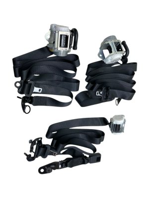 2021-2025 Ford F-150 Center and Outer Seat Belt Assembly Set - Rear, Left (Driver) (Used OEM)
