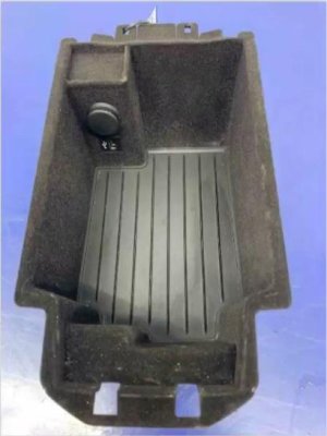 2017-2023 BMW 530i Center Console Storage Bin with USB-C Port - Front (Used OEM)