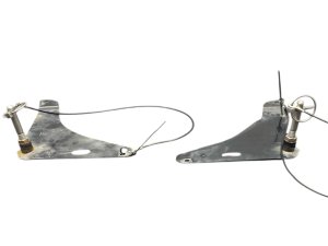 2008-2023 Dodge Challenger Front Hood Bonnet Pin and Bracket Set (Used OEM)