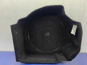 2014-2019 Maserati Ghibli Black Trunk Spare Tire Cover Housing Carpet - Rear (Used OEM)
