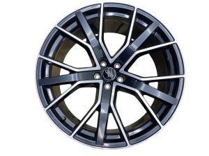 2019-2023 Audi Q8 Black 22x10 5 W-Spoke Alloy Wheel (Used OEM)