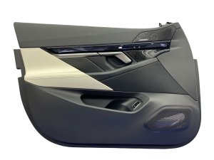 2024-2025 BMW M5 White Door Interior Trim Panel with Memory Options - Front, Left (Driver) (Used OEM)