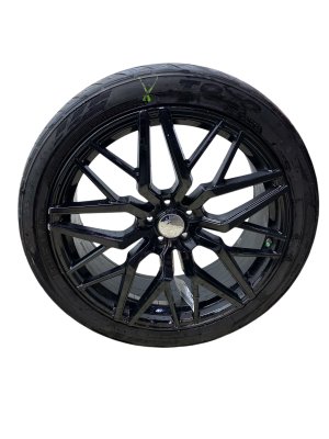 2005-2023 Chrysler 300 Black 22x9 Shift Racing Gloss Black Alloy Wheel Set (Used OEM)