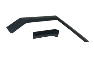 2024-2025 Tesla Cybertruck Black Fender Flare Arch Molding Trim - Rear, Left (Driver) (Used OEM)