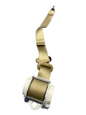 2017-2020 Ford F-150 Tan Seat Belt Assembly - Rear, Right (Passenger) (Used OEM)