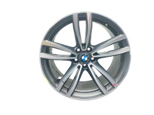 2021-2022 BMW 750i Gray 19x8.5 5 Double-Spoke Machined Alloy Wheel (Used OEM)