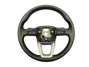 2019-2024 Audi A6 Black Heated Leather Steering Wheel with Paddle Shifters (Used OEM)