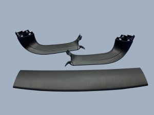 2019-2023 Porsche Cayenne Black Upper Tailgate Trim Cover Set (Used OEM)