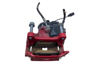 2016-2022 Audi Q7 Red Disc Brake Caliper with Electric Parking Brake Actuator - Rear, Right (Passenger) (Used OEM)