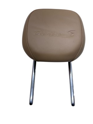 2019-2025 Porsche Cayenne Beige 60/40 Split Seat Headrest Set - Rear, Left (Driver) (Used OEM)