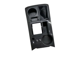 2014-2024 Toyota 4Runner Black Front Center Console Top Trim Bezel with Cup Holders (Used OEM)