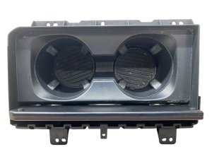 2022-2024 Lincoln Navigator Black Center Console Cupholder with Sapelle Trim - Front (Used OEM)