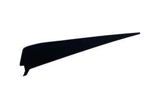 2024-2026 Tesla Cybertruck Upper Truck Bed Wall Trim Cover Panel - Rear (Used OEM)