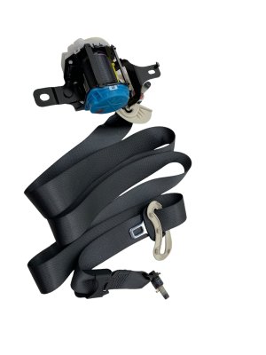 2021-2024 Genesis GV80 Black Seat Belt Assembly - Rear, Left (Driver) (Used OEM)