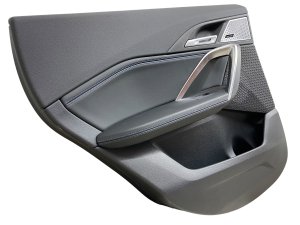 2023-2025 BMW X1 Black Illuminated Door Interior Trim Panel - Rear, Left (Driver) (Used OEM)