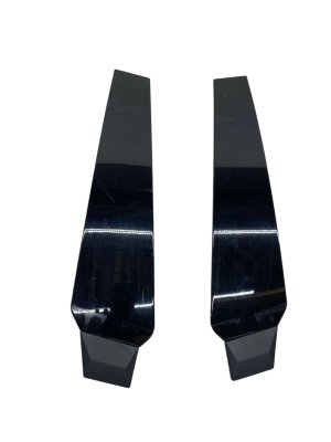 2019-2025 Audi Q8 Door B-Pillar Metal Trim Set - Front (Used OEM)